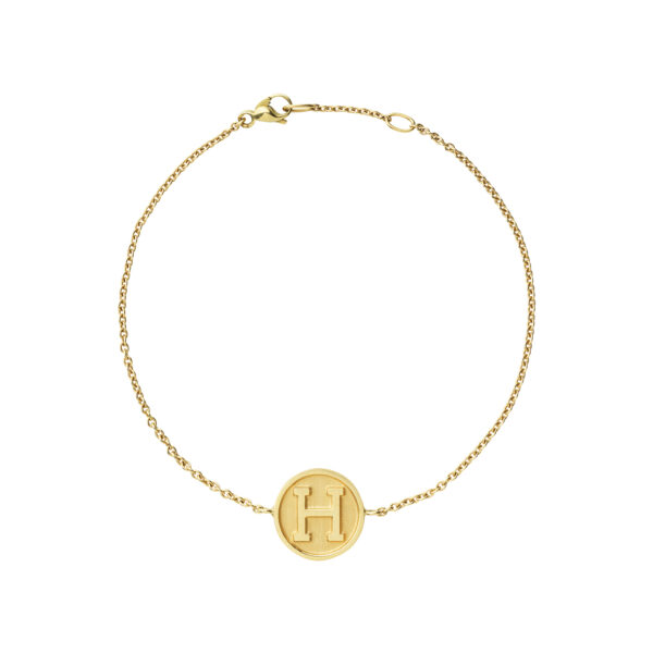 Letter Pendant Bracelet in 18-Karat Gold