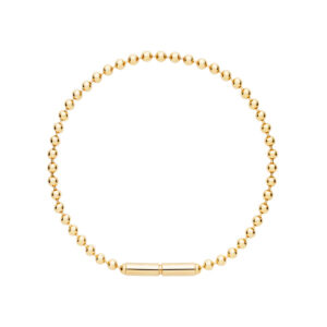 Bead Chain Bracelet in 14-Karat Gold