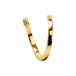 Open Twist Ring in 18-Karat Polished Gold
