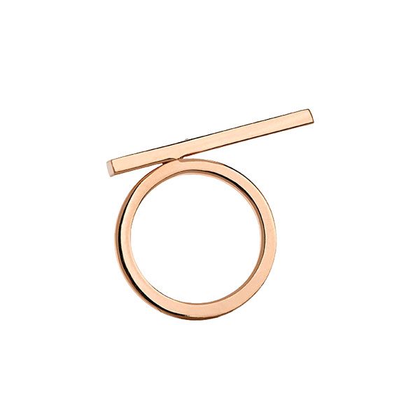 Two-Finger Ring in 18-Karat Rose Gold